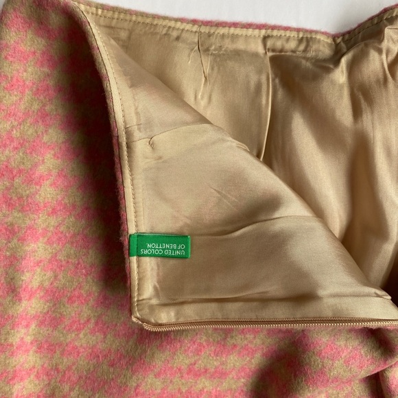 Wool United Colours of Benetton mini skirt - Picture 3 of 5